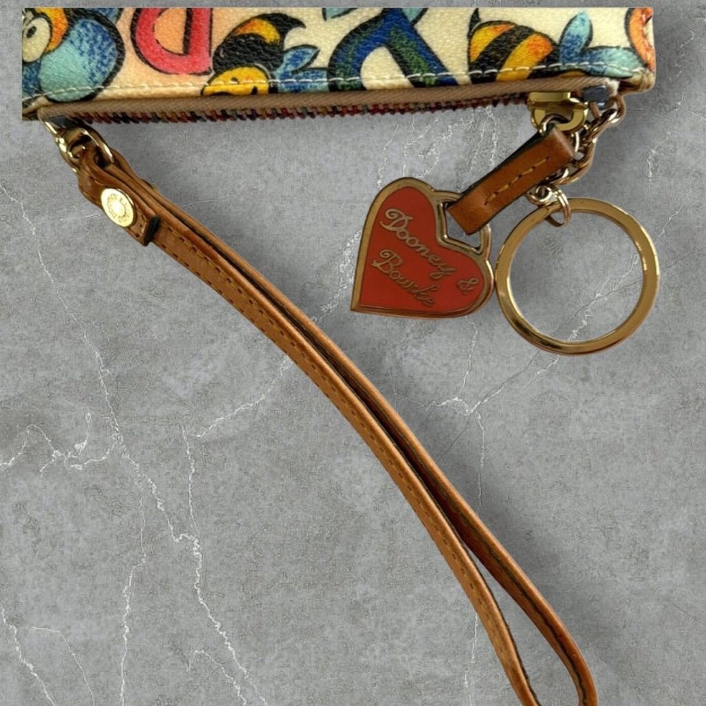 Dooney & Bourke Bumble Bee Medium Wristlet - Picture 3 of 10